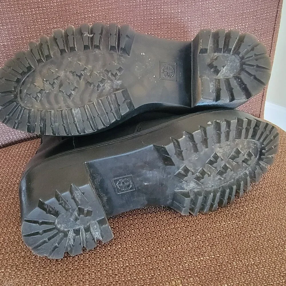 DR MARTENS Rometty Wyoming Leather Platform Chelsea Boots 37 / 6 - Picture 5 of 13